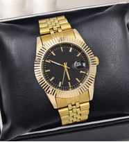 Spectrum Rolex Tarzı Gold Renk Erkek Kol Saati