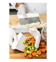 QNİAY Çelik Hamur Kesme Ve Kazıma Pasta Düzeltme Spatulası