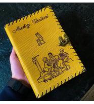 Anestezi Teknikeri Deri Defter (Sarı)