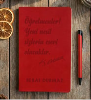 Kişiye Özel Atatürk Sözlü Defter Hediyesi