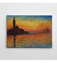 Monet San Giorgio Maggiore at Dus Kanvas Tablo