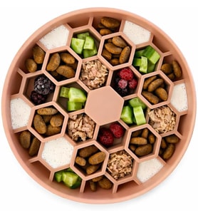 Yavaş Besleyici Slow Feeder Silikon Mama Kabı, Extra Derin Tasarım, Köpekler için Zihinsel Uyarım, BPA İçermez, Orta ve Büyük Irk