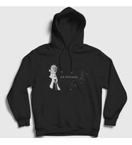 Presmono Unisex Siyah Ian Curtis Joy Division Kapüşonlu Sweatshirt 87547tt
