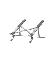 Katlanabilir Metal Laptop Standı, Gri, Taşınabilir ve Ergonomik Tasarım