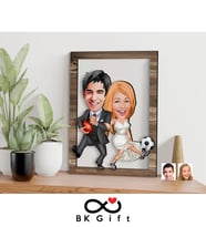 BK Gift Kişiye Özel Sevgililer Karikatürlü 3D Ahşap Tablo, Sevgiliye Hediye, Sevgililer Günü Hediyesi, Yıl Dönümü Hediyesi, Doğum Günü Hediyesi-15