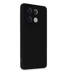 ERTAN Redmi Note 13 Pro 5G Kılıf Nano içi Kadife Silikon - Siyah