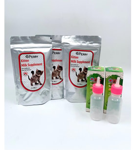 Yavru Kedi Süt Tozu 3 adet + 60ml Biberon 2 adet