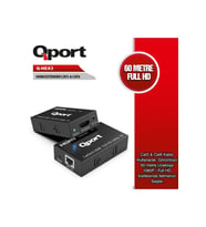QPORT Q-HEX3 HDMI-CAT6 60metre HDMI Extender