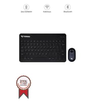 Torima TMK-08 Siyah Kablosuz Bluetooth Klavye Mouse Seti