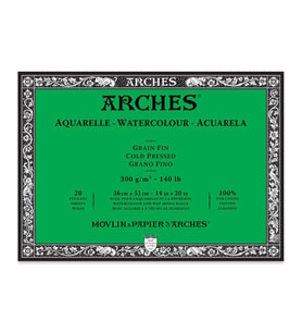 Arches Suluboya Blok Cold Press Natural White 300 gr 36x51 cm 20 Sayfa 