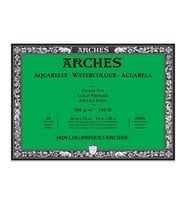 Arches Suluboya Blok Cold Press Natural White 300 gr 36x51 cm 20 Sayfa 