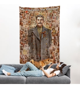 Joseph Stalin Rusya ve Sovyetler Birliği SSCB Duvar Örtüsü-7731
