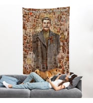 Joseph Stalin Rusya ve Sovyetler Birliği SSCB Duvar Örtüsü-7731