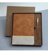 Soft Deri Defter Ve Roller Kalem Seti