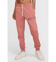 Nike Sportswear Phoenix Fleece Mid Rise Standart Fit Kadın Eşofman Altı Kiremit