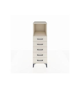 Kronos Dolap Tek Raflı 5 Çekmeceli 44x59x134 Aytaşı-Aytaşı