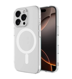 İphone 16 Pro Max Kılıf Magneticsafe Şeffaf Silikon - Şeffaf