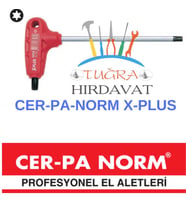 Cerpa X-Plus T Saplı Alyan T20 X 125mm T Saplı Torx Allen Anahtar