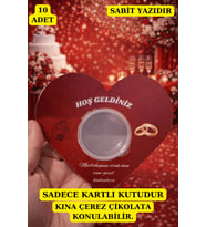 Kalpli Kutu 10 Adet  Kına Hediyesi - Çerez Kutusu Şeker Kutusu Söz Hediyesi - Nişan Hediye