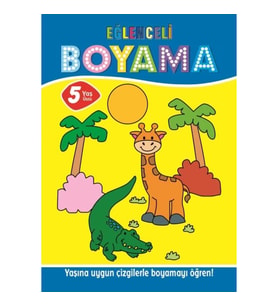 Eğlenceli Boyama - 5 Yaş Üstü 4’lü Pastel Boya Hediyeli