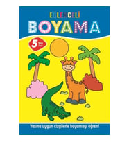 Eğlenceli Boyama - 5 Yaş Üstü 4’lü Pastel Boya Hediyeli