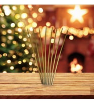 VIP PARLAK GOLD KİLİSE MUMU ARINMA MUMU CHURCH CANDLES 8 ADET GOLD İNCE UZUN MUM 35 CM GOLD MUM