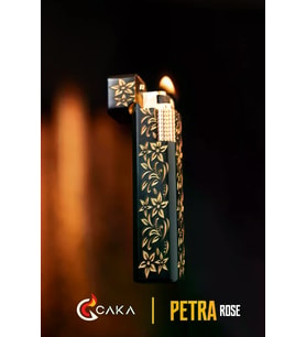 Caka Lighter Petra Rose Benzinli Çakmak - CKL-058