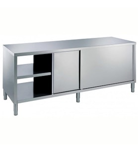 Electrolux Professional Pass-through Dolaplı Çalışma Tezgahı, 2 Taraftan Kapılı - 1600 Mm MSP1607N