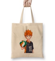 Shoyo Hinata Haikyuu Bez Çanta Uzun Saplı