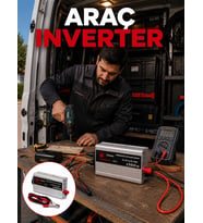 1500w Araç İnvertörü Elektronik Cihazlar İçin Yüksek Verimli Güç Dönüştürme Sistemi