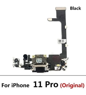 Iphone 11 Pro Full Şarj Soketi (ORJ) Siyah