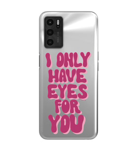 Oppo A16 / A55 Uyumlu Have Eyes For You Tasarımlı Şeffaf Telefon Kılıfı