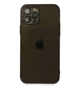 iPhone 12 Pro Max Kılıf Fly Lens Silikon - Siyah