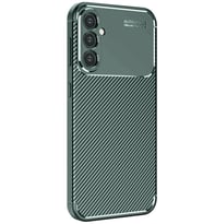 Galaxy S25 Kılıf Auto Focus Karbon Kapak - Koyu Yeşil