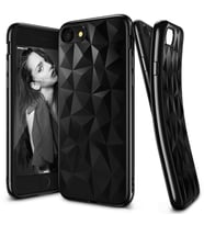 Ringke Air Prism 3D Elmas Yansıması iPhone 7 ile Uyumlu KIlıf Ink Black