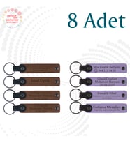 A Kahve & Mor Menekşe, Fen Öğretmeninden Sınıfına Hatıra, 8’li Set, Kişiye Özgü Mesajlı Hediyelik