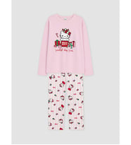 LCW Kids Pembe Hello Kitty Baskılı Kız Çocuk Pijama Takımı