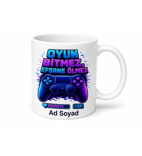 Oyun Konsolunu Elinden Bırakmayanlara Son Seviye Oyuncu Kupa Bardak Hediye