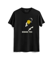 Banana Fish Resimli Çocuk Siyah Tshirt