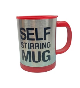 Kendi Karıştıran Mikser Bardak Self Stırrıng Mug Kırmızı Renk