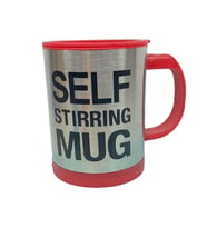 Kendi Karıştıran Mikser Bardak Self Stırrıng Mug Kırmızı Renk