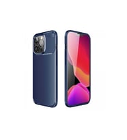 13 Pro Kılıf Auto Focus Karbon Kapak - Lacivert