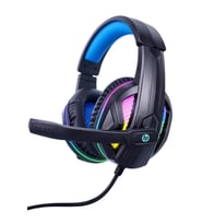 HP DHE-8010UM Işıklı Mikrofonlu Gaming Oyuncu Kulaklık (Siyah)