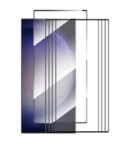 Samsung Galaxy S22 Ultra Uyumlu Zore 5in1 Easy Body Ekran Koruyucu (Siyah)