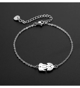Köpek Gümüş Bileklik 925K