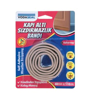 Mey İthalat® Vodaseal Kapı Altı Sızdırmazlık Bandı 40 mm 110 cm Kahverengi