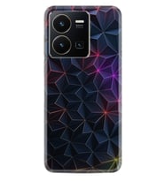 Vivo Y35 Kılıf Silikon Desen Özel Seri Renkli Prizmalar 1783