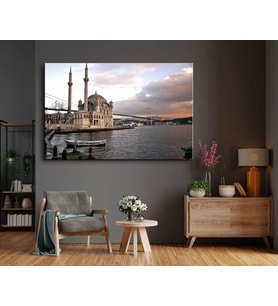 Miyrem Exclusive Serie"  İstanbul da Cami Kanvas Tablo