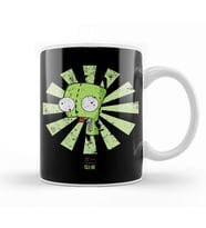 Gir Retro Japanese Invader Zim Kupa Bardak Porselen