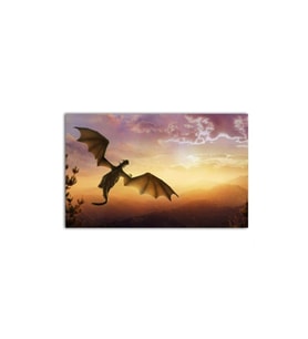 DBSanatevi Pete Ve Ejderhası Tablo 70 X 70 Cm